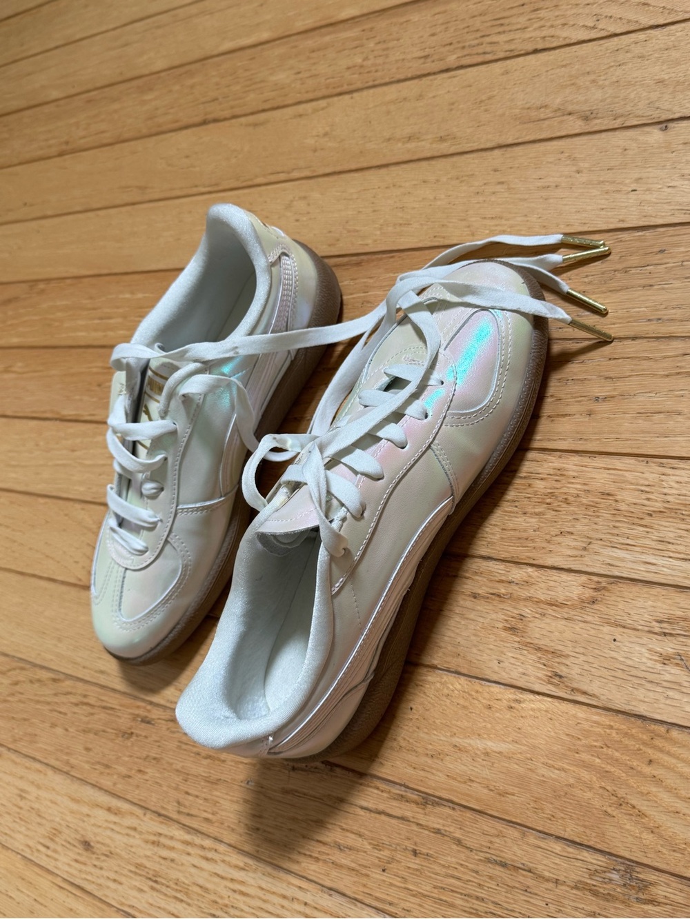 Puma Iridescent Lace-Up Sneakers - Picture 8 of 16